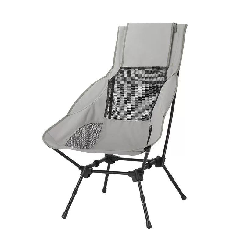 Camping chair, portable folding recliner, fishing chair, beach chair, lazy chair, high back moon chair