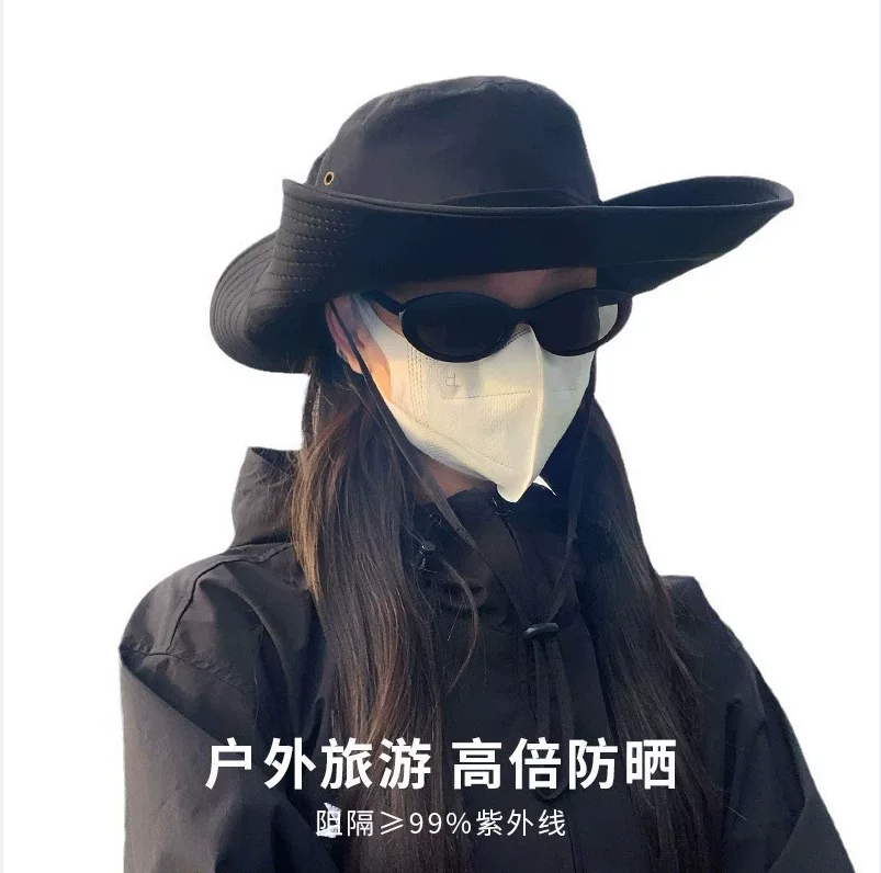 Outdoor travel camping fisherman hat summer sunscreen sunshade hat outdoor mountaineering sun hat men's fashion