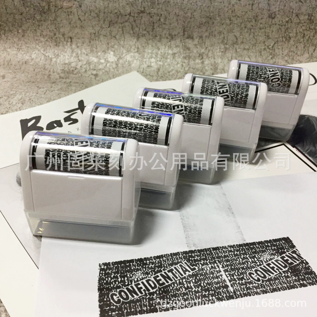 品 快递单隐私涂抹 小巧便携 滚轮式乱码保密印章