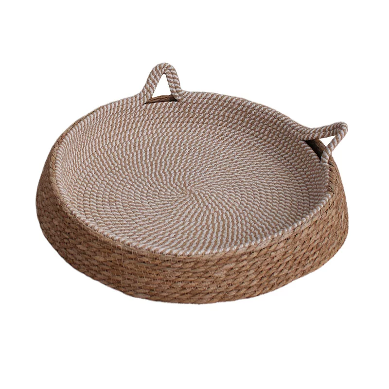 Vintage Nest Sommer Katze Griffbrett Katzennest All-in-One Weben Katzennest Falten Doppelzweck Haustier Nest Fabrik