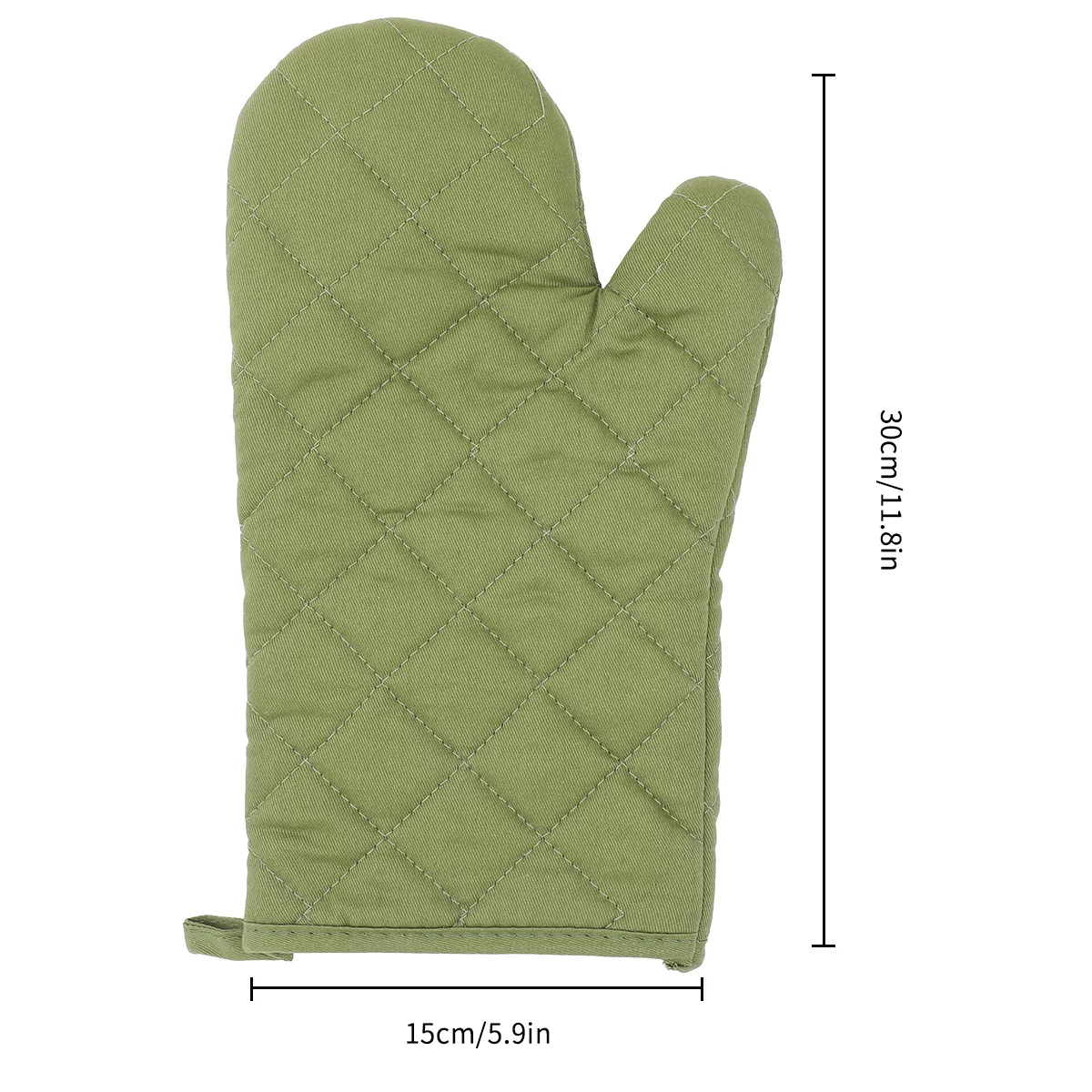 Four-piece set of heat-resistant gloves, high-temperature resistant, pure color, suitable for microwave ovens and kitchen baking, heat-resistant gloves for kitchen baking