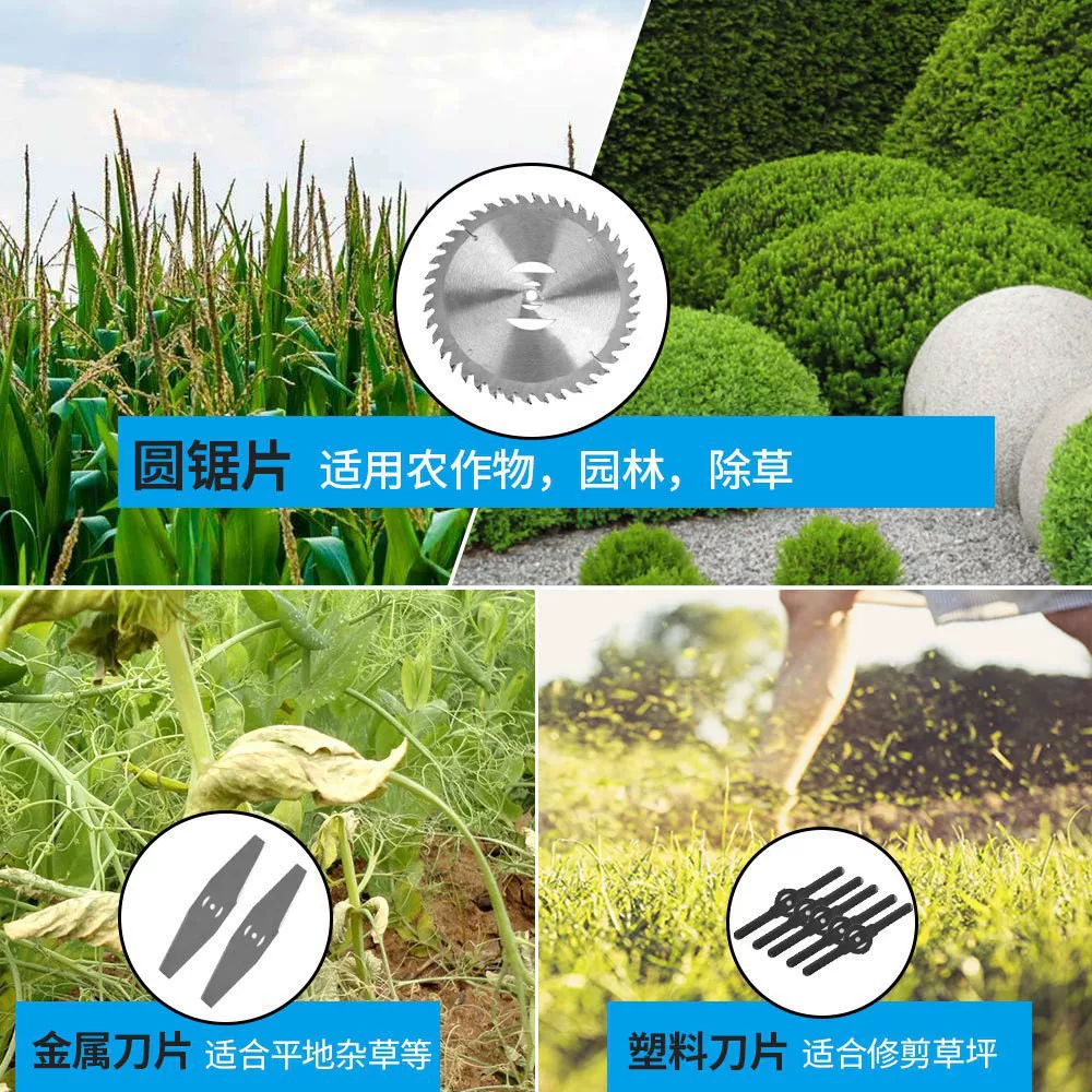 Wholesale of cross-border folding lithium battery lawn mowers, household rechargeable garden lawn mowers and handheld lawn mowers