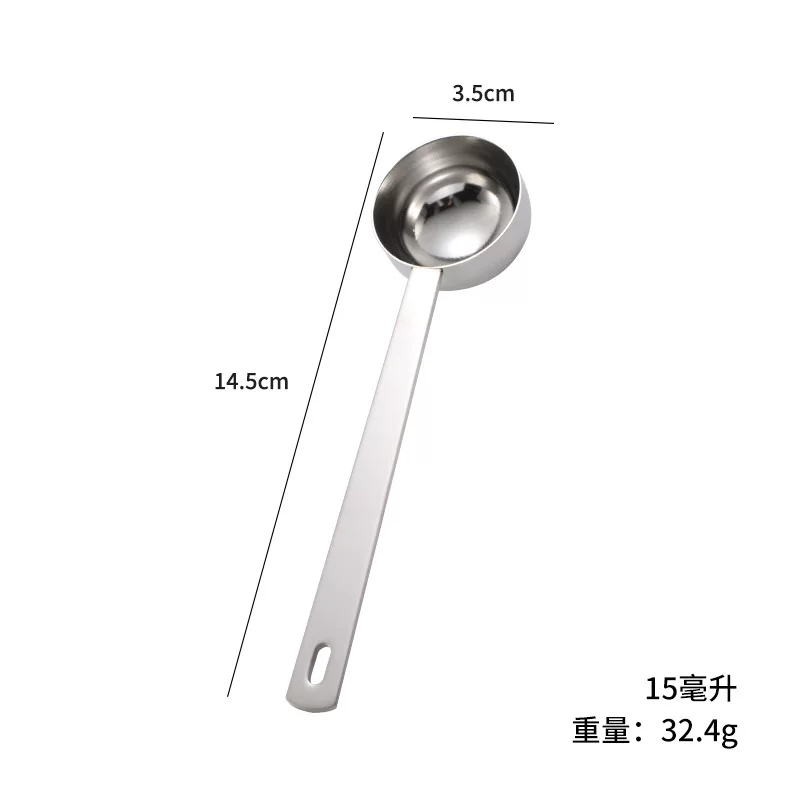 5ml stainless steel measuring spoon, coffee powder spoon with scale, 10ml measuring spoon, cocktail spoon, fruit powder measuring and baking spoon