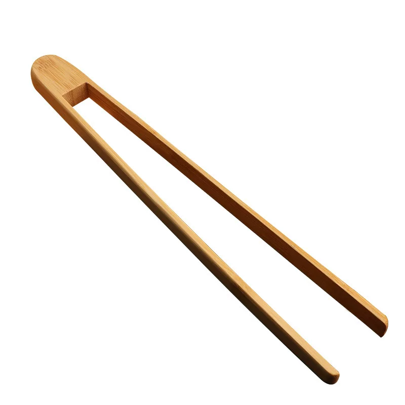 Wholesale bamboo food tongs, barbecue, pancake baking, kitchen bamboo tongs, commercial tea tongs, food bamboo tweezers