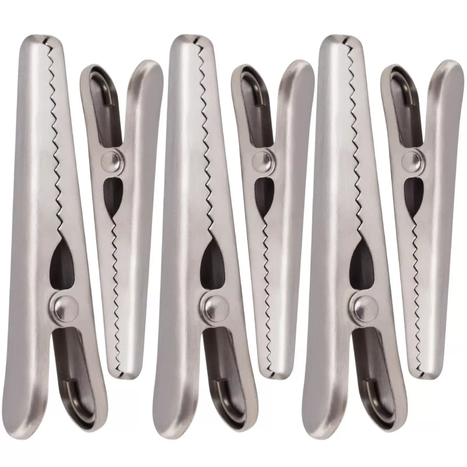 Manufacturer's stainless steel crocodile clip food sealing clip, household snack sealing bag clip, kitchen food clip