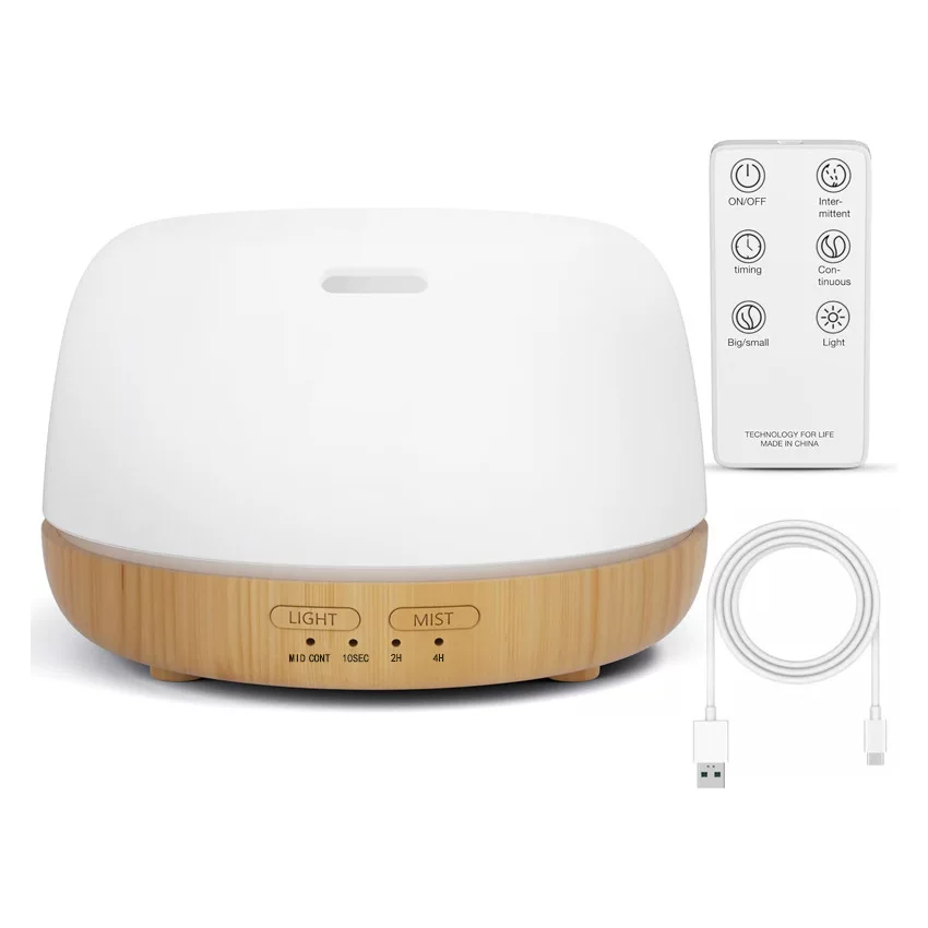 Amazon's best-selling essential oil diffuser, 300ml small household humidifier, USB seven-color ambient light aroma diffuser