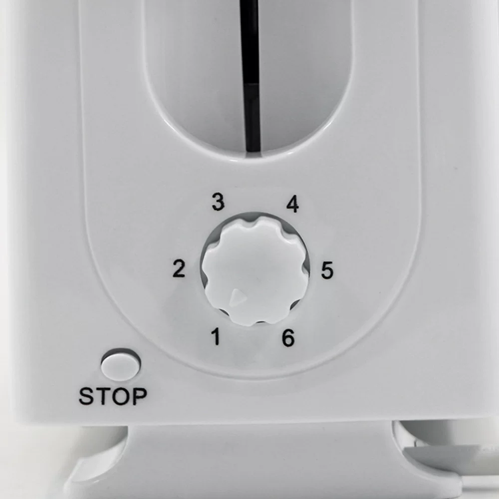 A popular European cross-border household toaster with a large capacity of 4 slices for breakfast and toasted bread slices