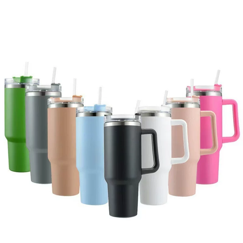 304 Stainless Steel Ice King Cup 2nd Generation 40oz Stanley Car Mug Insulated Water Cup
