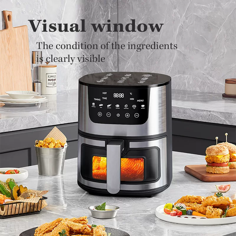 가정용 대용량 다기능 스테인리스 에어 프라이어 (air fryer)입니다