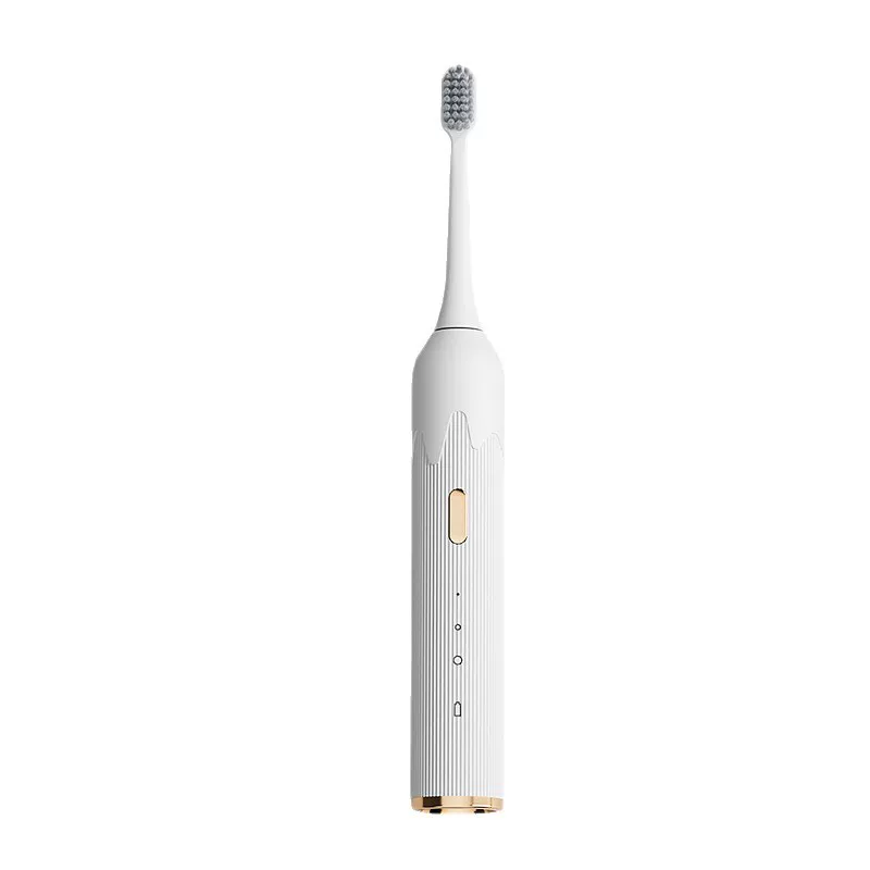 Electric toothbrush, cross-border household smart fully automatic cleaning, soft bristle button type USB sonic vibration teeth cleaning wonder