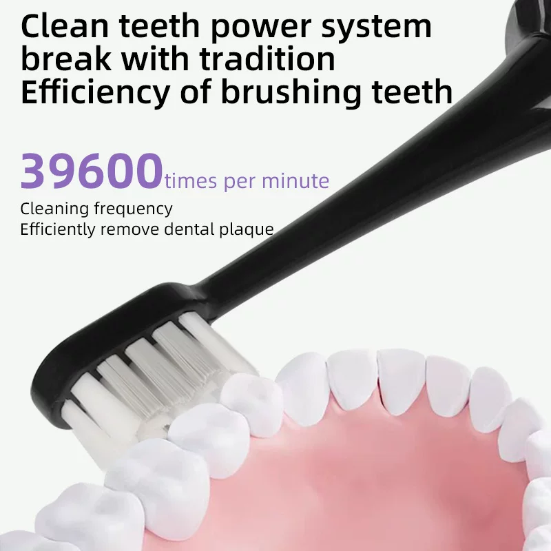 Wholesale of the new cross-border electric toothbrush with adult automatic soft bristle sweeping and vibrating integrated four-speed adjustable sonic electric toothbrush
