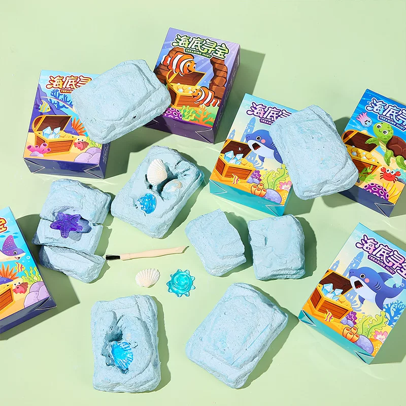 Ancient treasure hunting, archaeological excavation, toys, children's gemstone digging, treasure, dinosaur egg fossils, educational handicrafts manufacturer