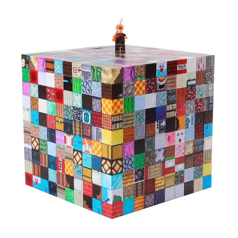 My World Magnetic Building Blocks, magnetic children's gifts, boys' educational free assembly toys, magnetic blocks, Dogwood