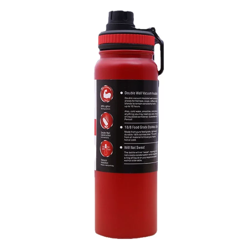 Cross-border best-selling stainless steel space kettle 304 large-capacity fitness and sports water bottle, outdoor travel car insulated cup