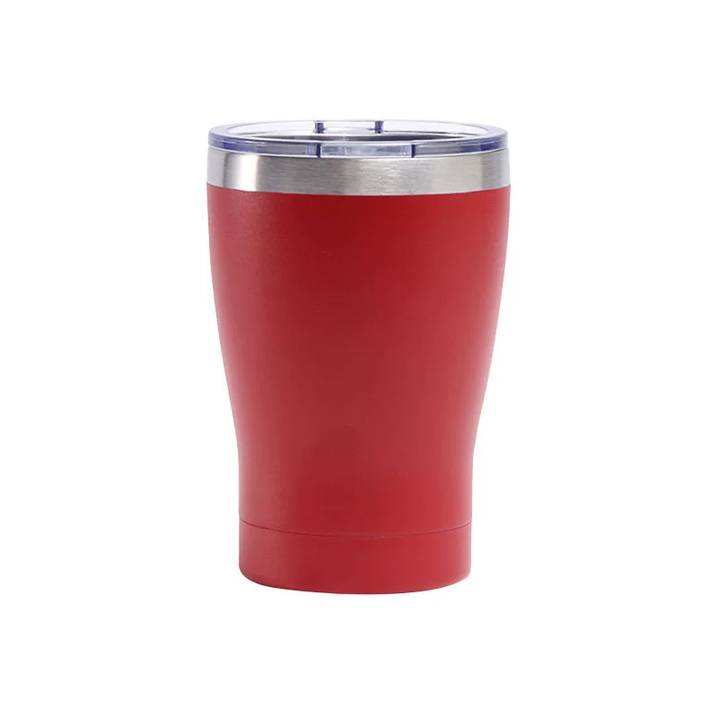 Cross-border exclusive 304 stainless steel car cups, sealed, portable, waist-cinching milk cups, lightweight, heat-insulating and heat-preserving cups