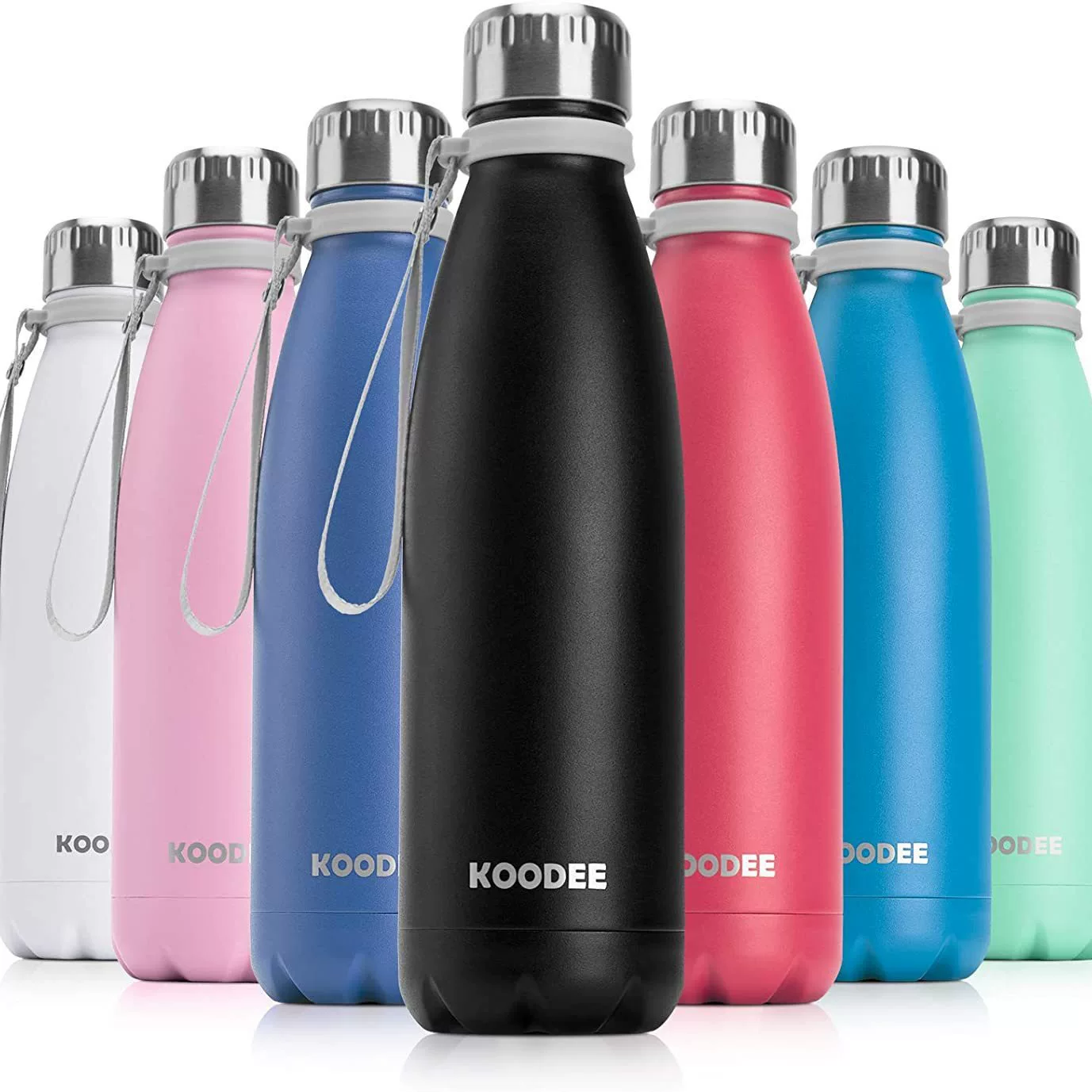 Cross-border double-layer 304 stainless steel cola bottle, sports water bottle, vacuum insulated and chilled water bottle, outdoor gift cup