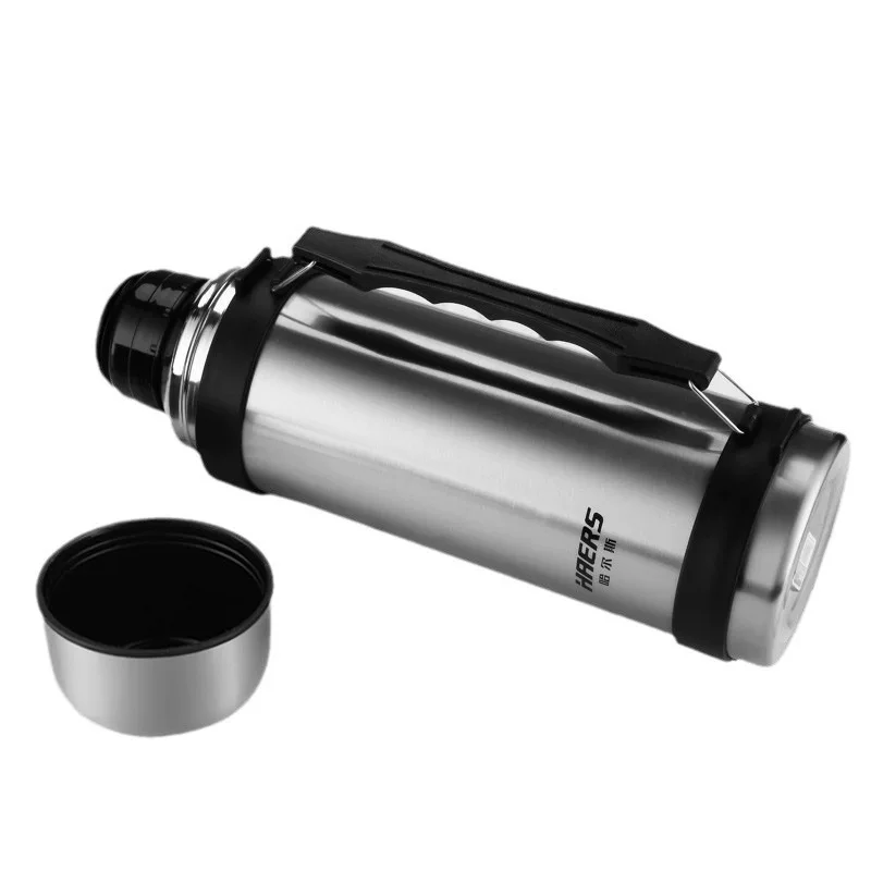 Hals insulated kettle, stainless steel thermos, large-capacity portable outdoor car travel cup, household thermos