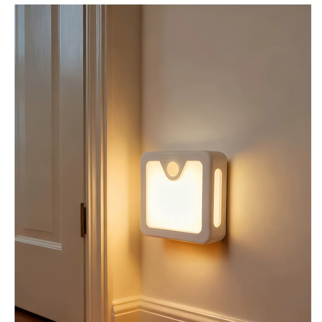 Neue USB-Lade-Leuchte, induktive Nachtlampe, würfelförmig, magnetische Nachtlampe für Kleidung geeignet