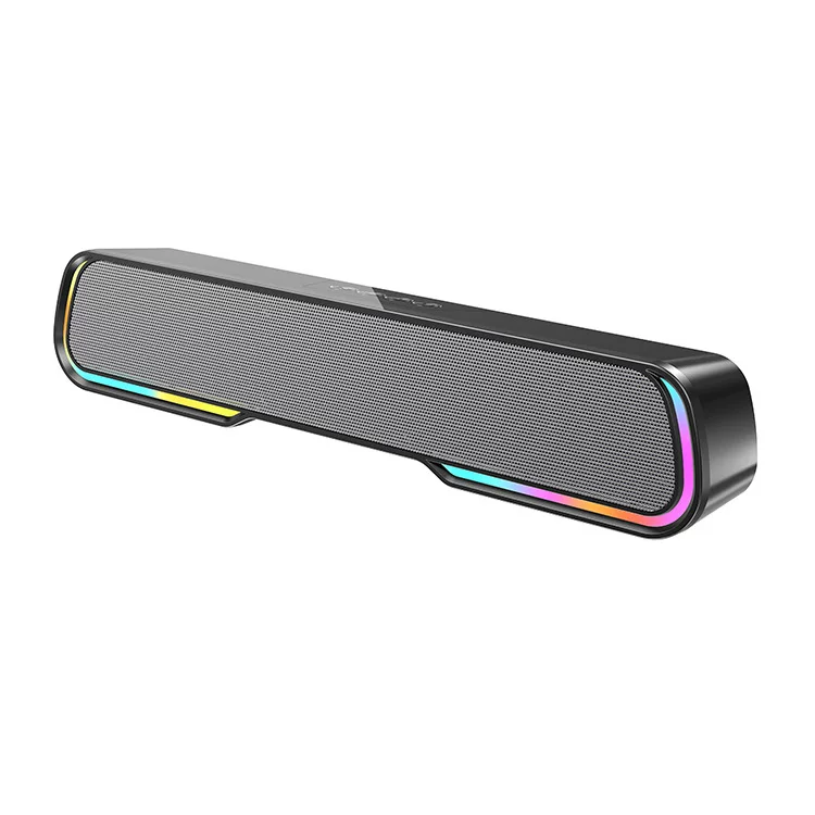 RGB marquise-lit mini sound king, desktop long strip portable subwoofer, high-power Bluetooth speaker