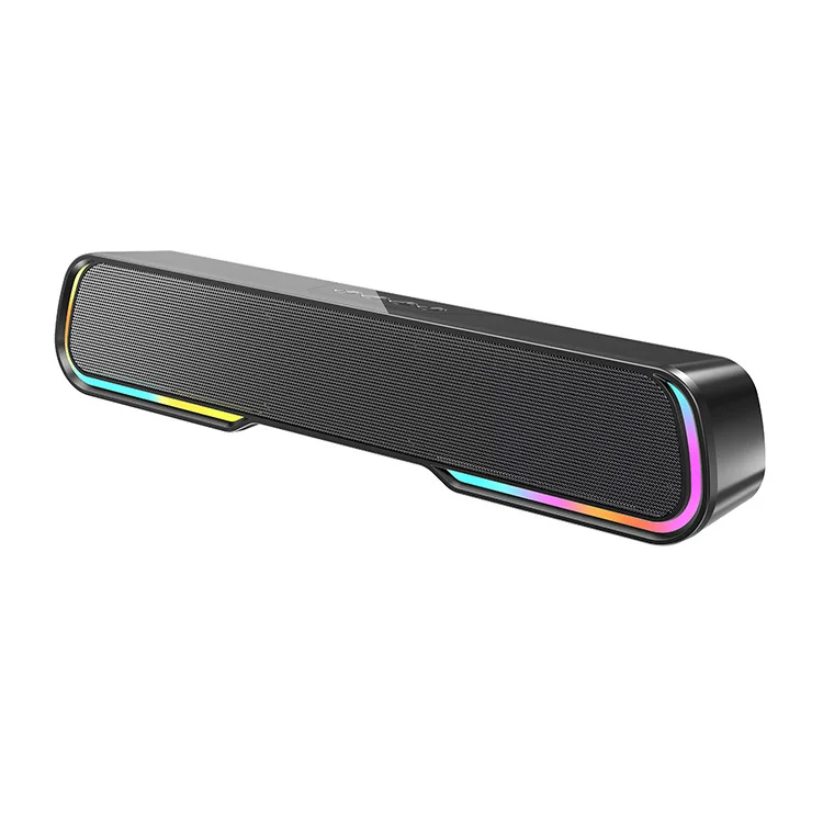 RGB marquise-lit mini sound king, desktop long strip portable subwoofer, high-power Bluetooth speaker