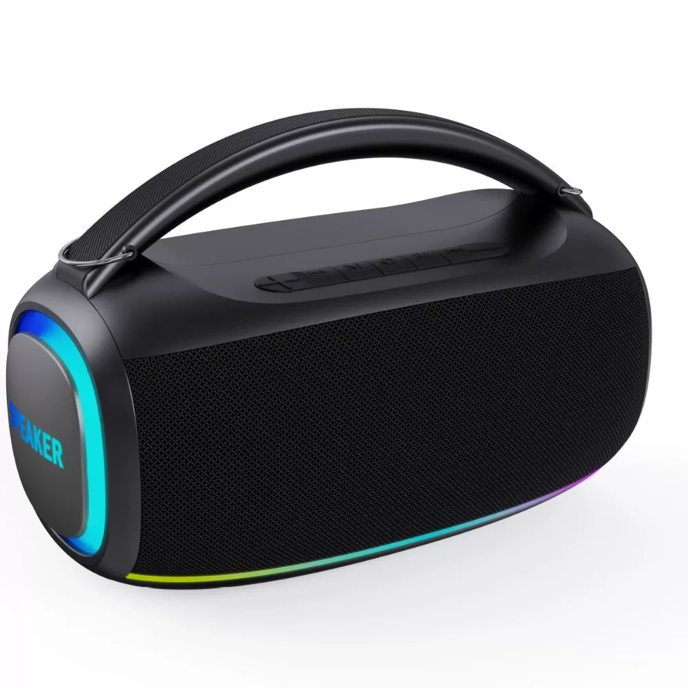 Portable Bluetooth-Lautsprecher, tragbarer Mini-Lautsprecher mit TF-Karteneinschub, Fahrradtischlautsprecher mit Tieftöner