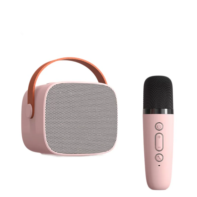 Mini Bluetooth portable outdoor karaoke microphone speaker with microphone and new subwoofer sound system