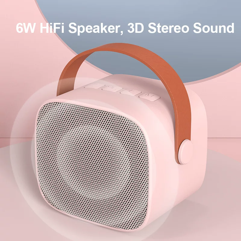 Mini Bluetooth portable outdoor karaoke microphone speaker with microphone and new subwoofer sound system