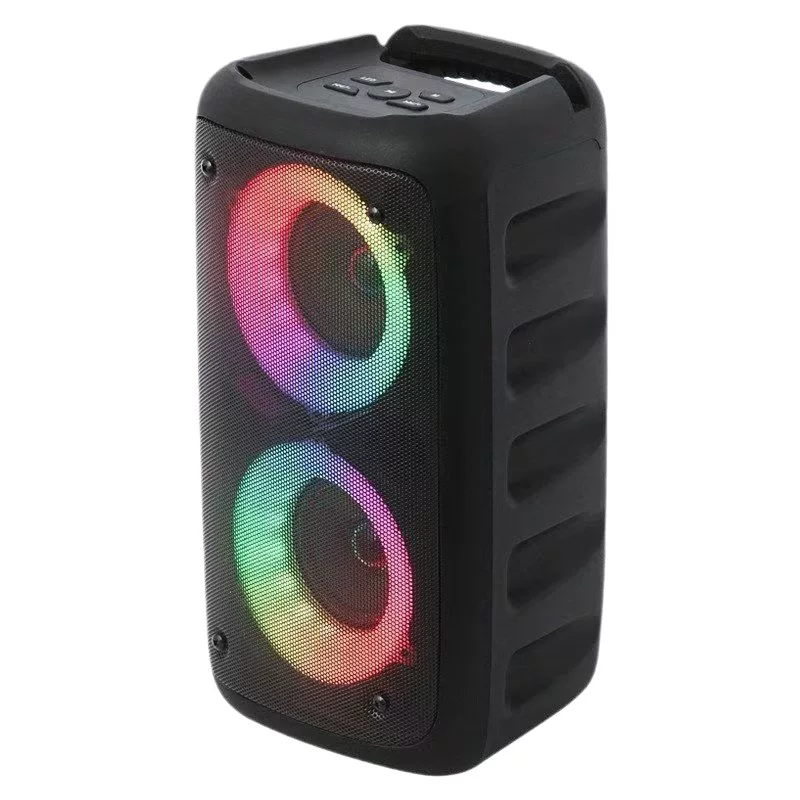 Farbenfroher Bluetooth-Lautsprecher Subwoofer für Outdoor-Plätze mit großer Lautstärke und integriertem Mikrofon