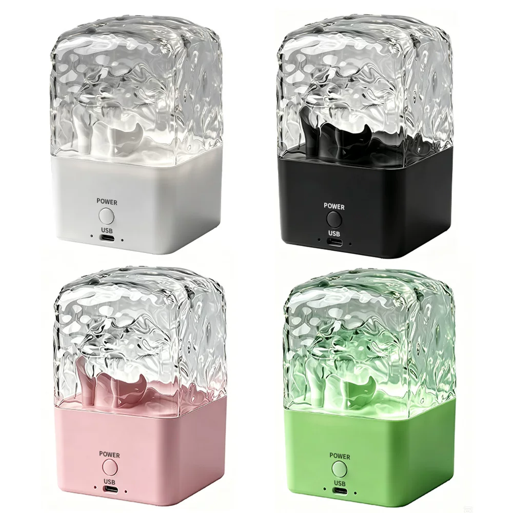 New ripple-effect Bluetooth speaker, tabletop subwoofer, bedroom bedside atmosphere light, sound box, gift wholesale