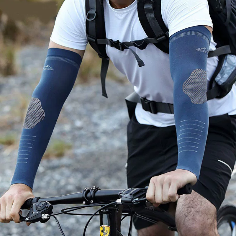 Summer ice silk sun protection arm sleeves, outdoor sports, driving, cycling, ice sleeves, fishing, sun protection, breathable extended sleeves