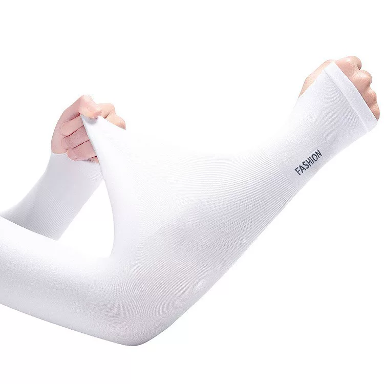 Sonnenschutz-Gletscherschutzarm, Mückenabwehr, UV-Schutz, Sonnenschutz-Armband für Outdoor-Radfahrten, Gletscherschutzarm aus Seidenstoff