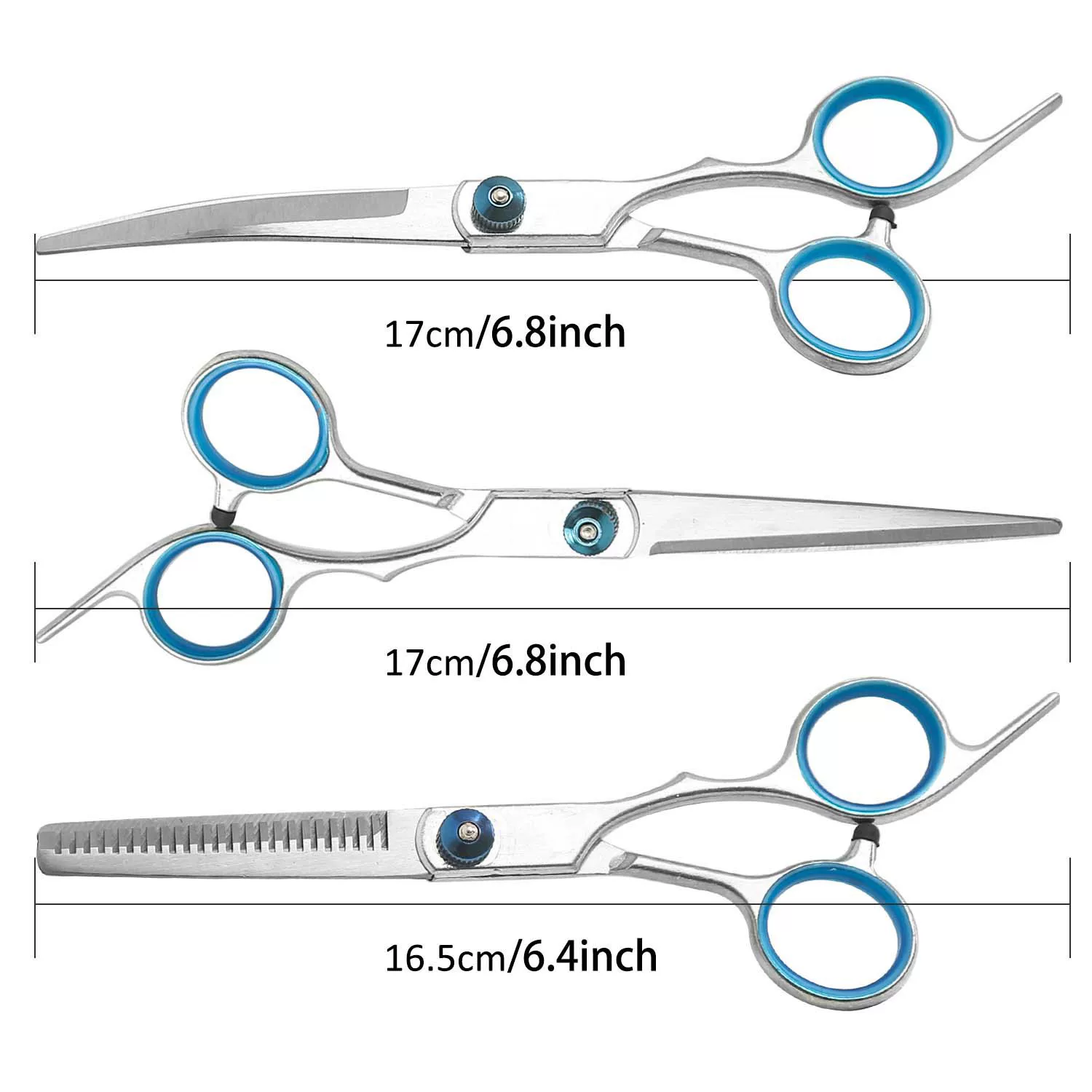 Direct sales pet scissors, dog haircutting scissors, trimming scissors, curved scissors, thinning scissors, teeth scissors, pet grooming scissors