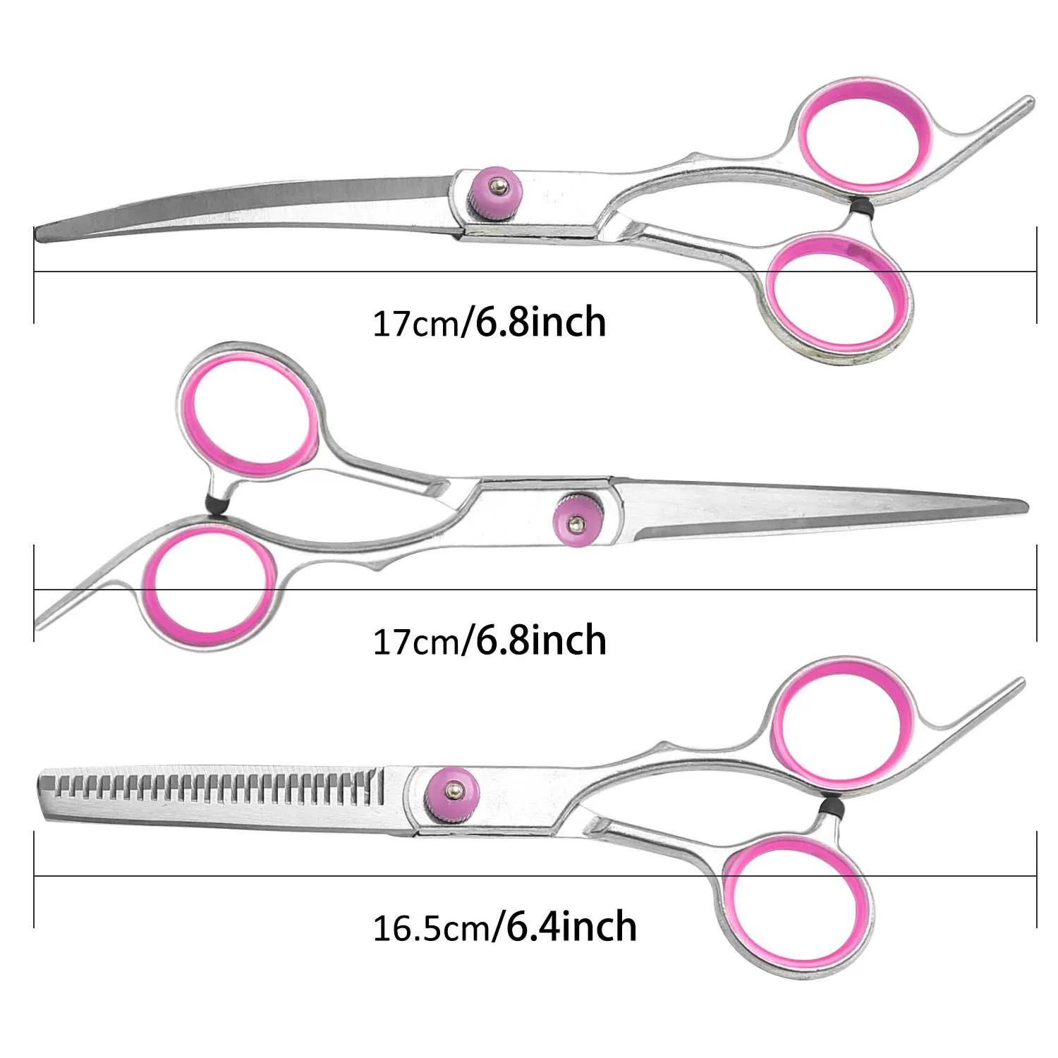 Direct sales pet scissors, dog haircutting scissors, trimming scissors, curved scissors, thinning scissors, teeth scissors, pet grooming scissors