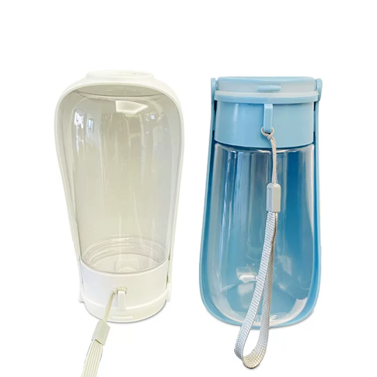 Popular portable water feeding cup, folding water cup, outdoor drinking cup for dogs, portable flip-top pet water cup
