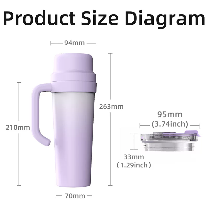 Best-selling 7.4V portable juicer with stainless steel cup body, ice-cooling cup, and blender