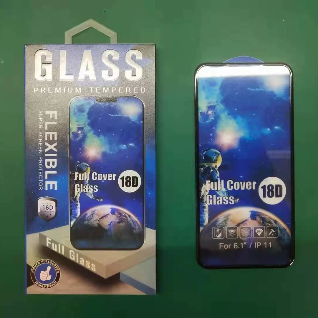 Suitable for iPhone12 tempered film, Apple 11P airbag film, 18D non-chipping edge xsmax full-screen phone protection film