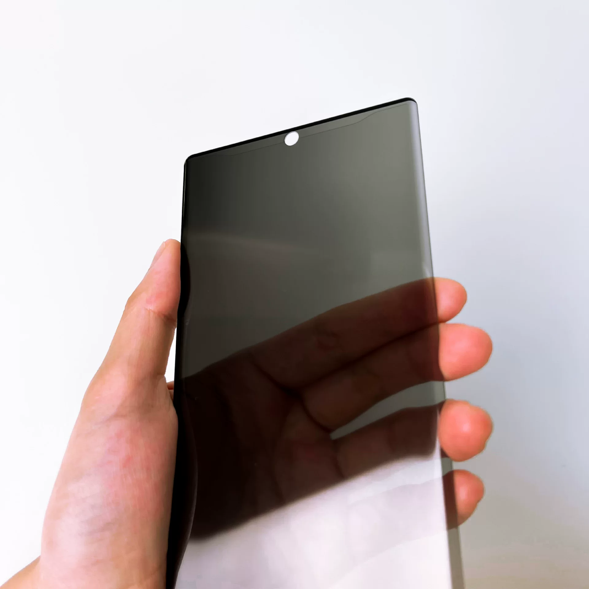Samsung S25 Ultra Anti-Überwachungs-Sicherheitsglasfolie S24+ Randkleber Fingerabdruckentsperrung Note20 Handyfolie