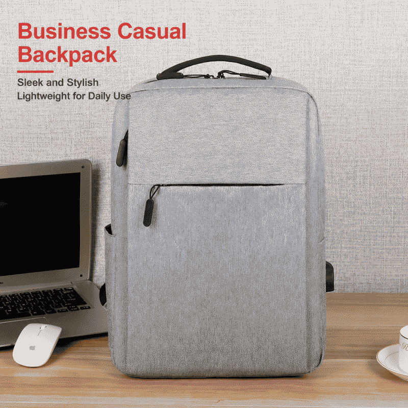 Backpack for both men and women, computer backpack, USB backpack with LOGO printing, business and casual backpack