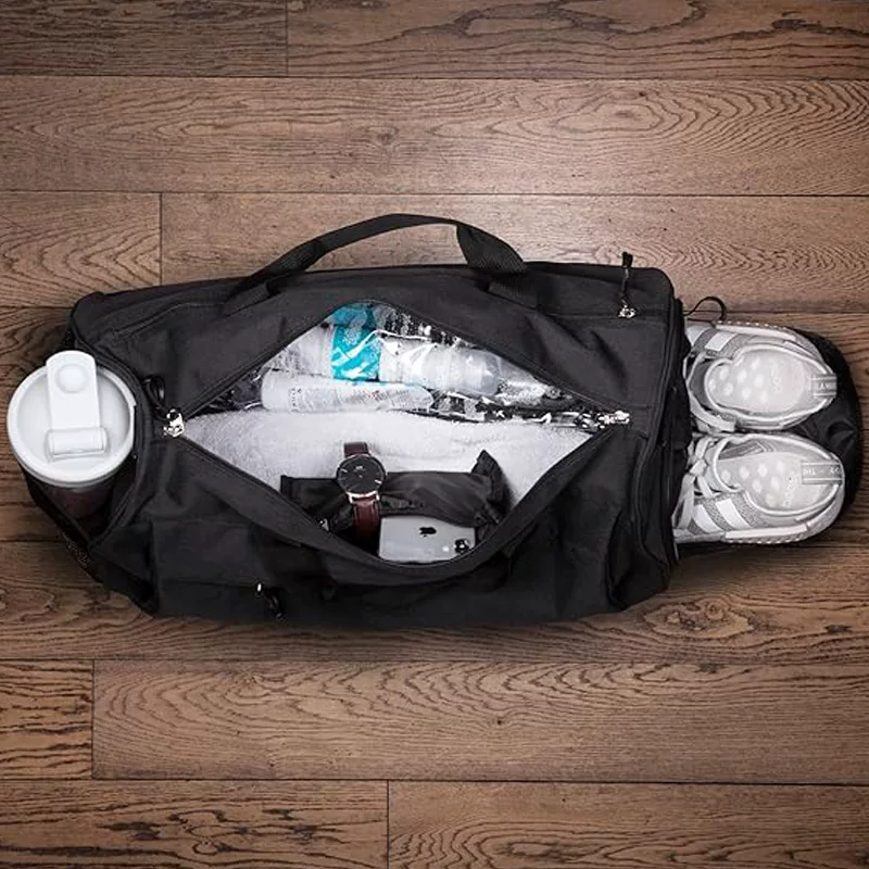 Travel bag, carry-on bag, waterproof short-distance handbag, large-capacity sports and fitness bag