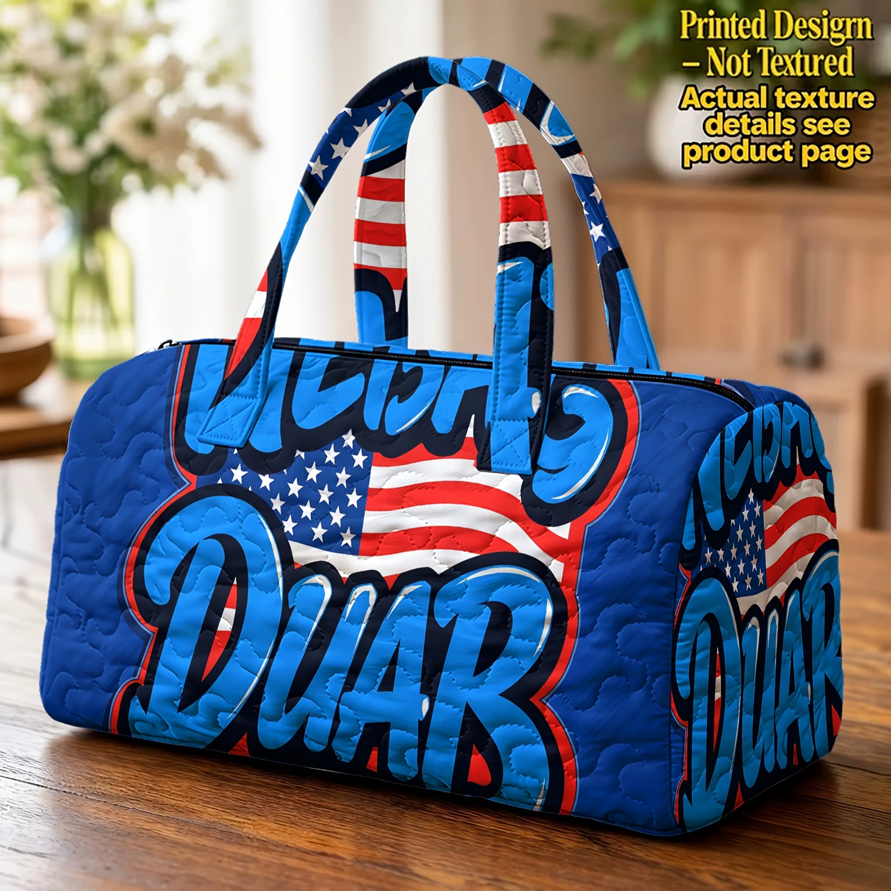 3D digital printing travel case, travel bag, multi-functional sports fitness handbag, new style