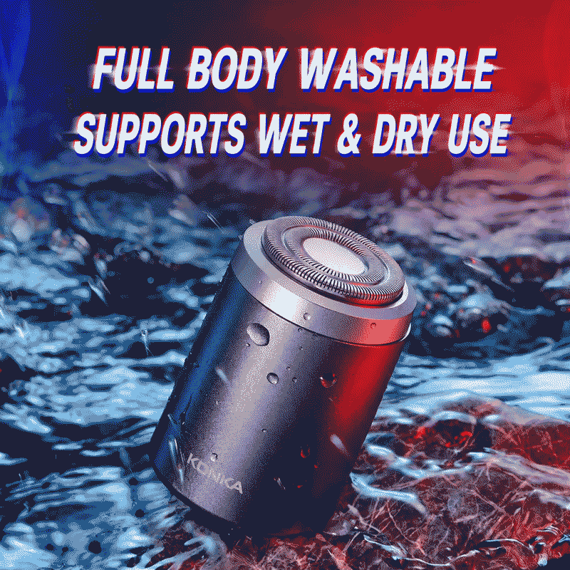 Wholesale of cross-border electric mini shavers, rechargeable full-body wash travel car portable men's razors