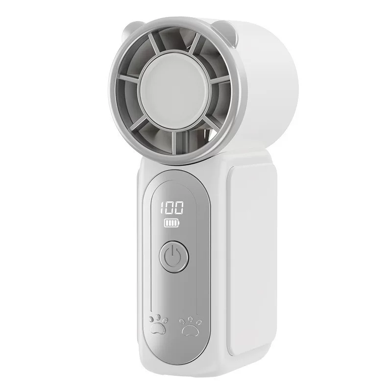 Hochgeschwindigkeits-Mini-Handventilator USB mit langer Akkulaufzeit Turbo-Stromventilator tragbarer kleiner Ventilator
