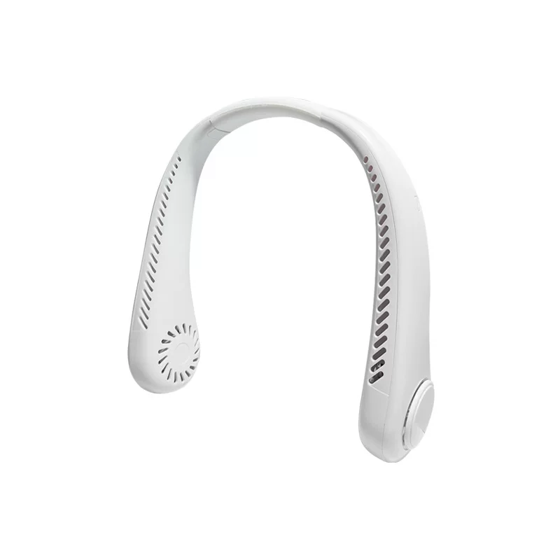 New style USB-charged portable neck fan for wholesale, providing cooling and hanging around the neck