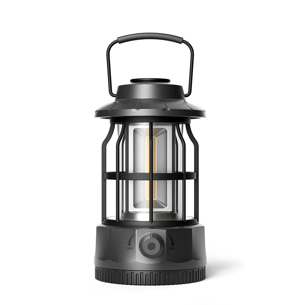 New camping lights, outdoor camping lights, tent lights, handheld lanterns, gifts, Ningbo vintage rechargeable camping lights