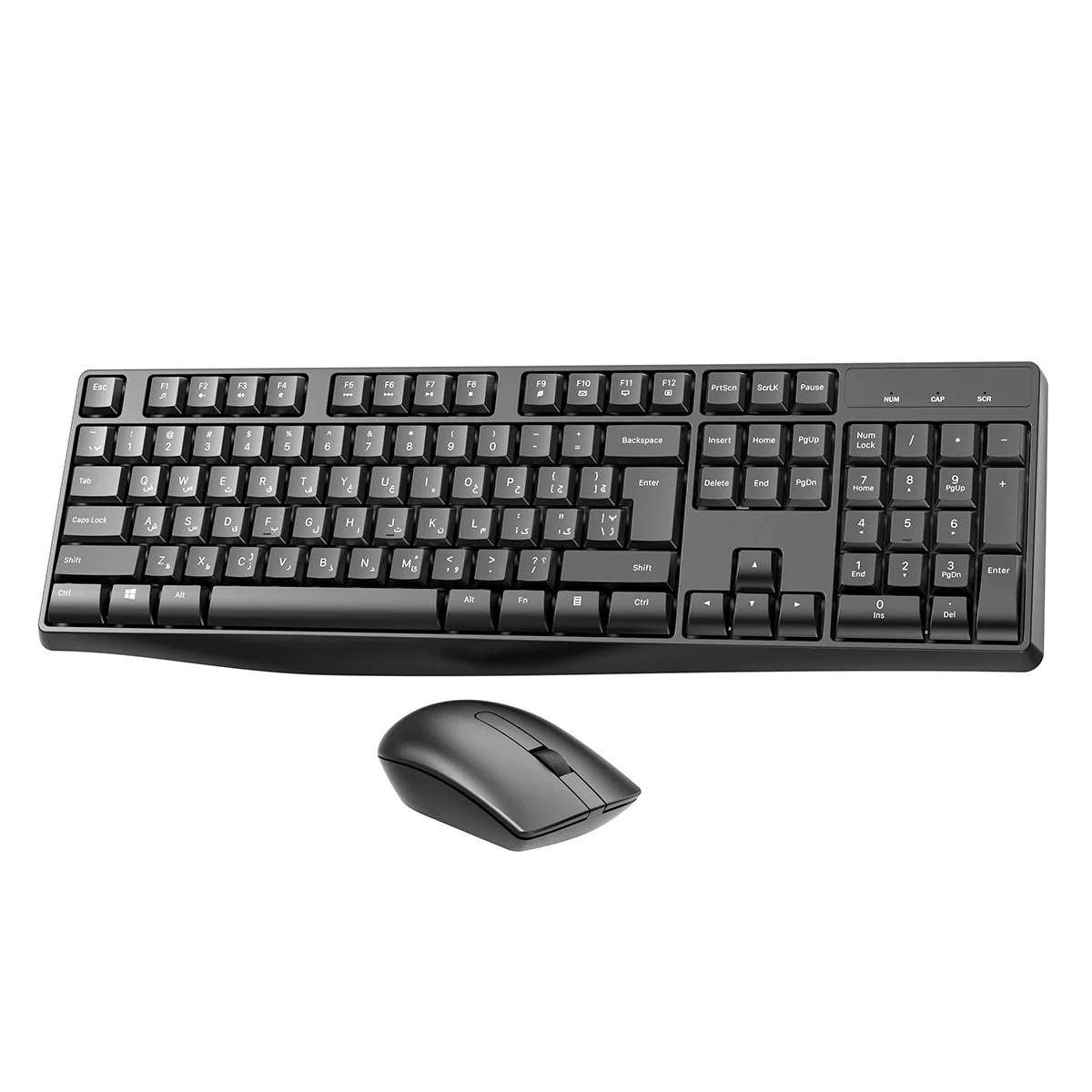 CS7500G 2.4G Wireless Keyboard and Mouse Set for Office laptops, desktop computers, silent keyboard and mouse
