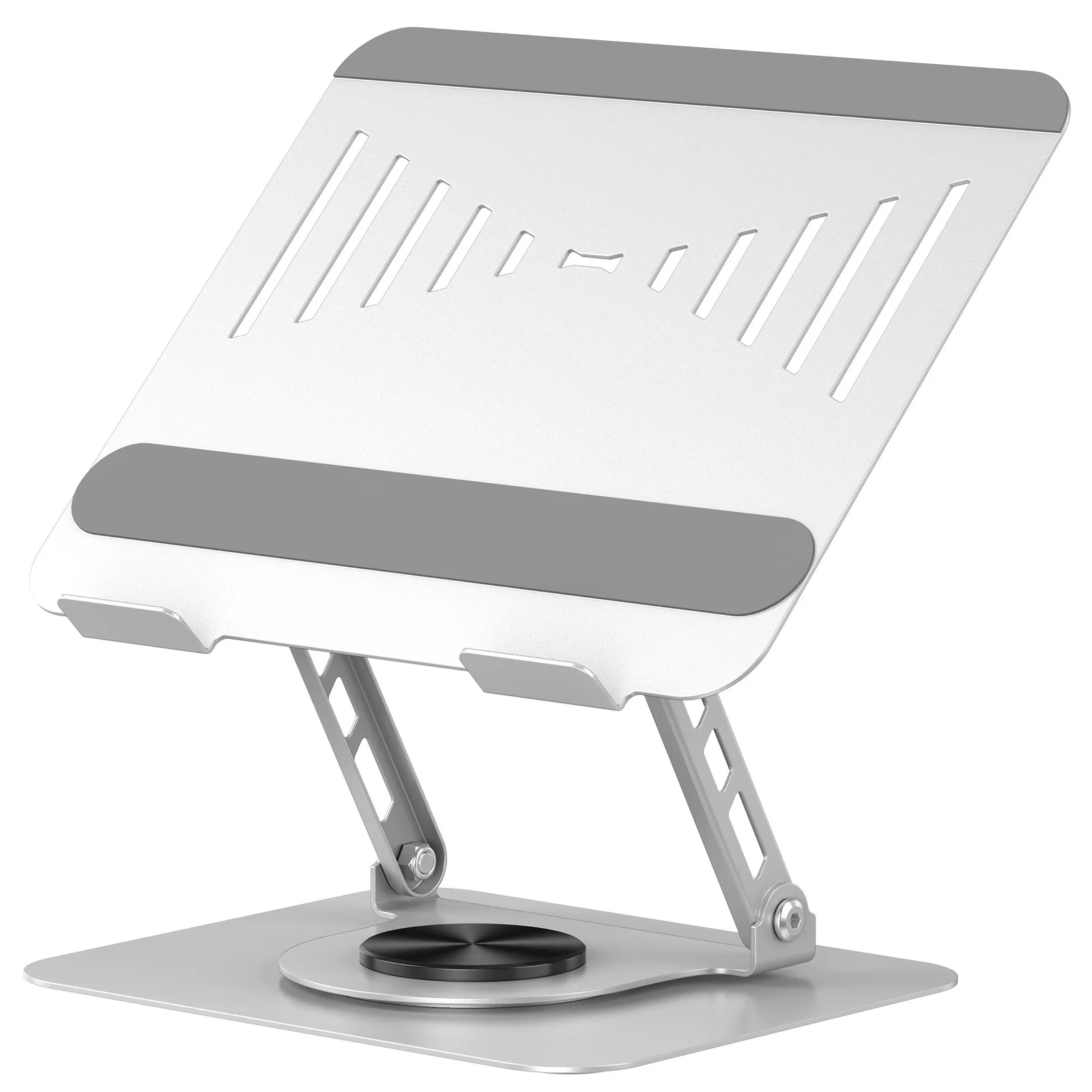 Laptop-Ständer mit 360° Drehung, Desktop-Erhöhung, schwebendes Aufstellgerät, verstellbare Höhe für bessere Belüftung