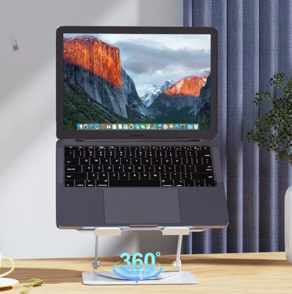 New product: Laptop stand with fan, desktop height increasing, cooling pad stand, rotatable, and adjustable