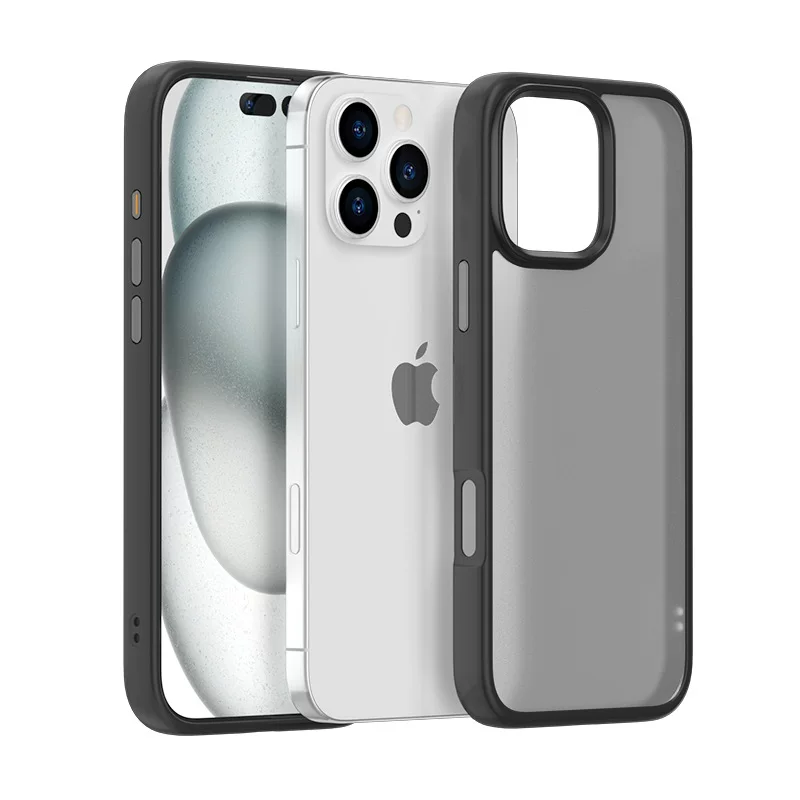The new Apple 16pro textured matte phone case is a full-coverage anti-drop protective case Max suitable for iphones