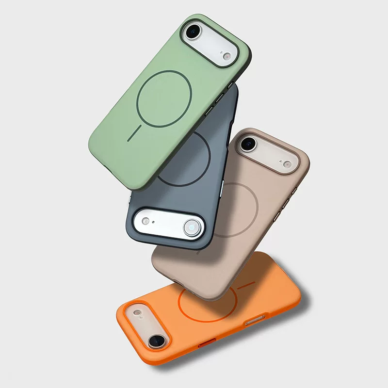 Magnetic anti-drop and skin-like hard case for iPhone 17, suitable for iPhone 17 Air. IPhone 16