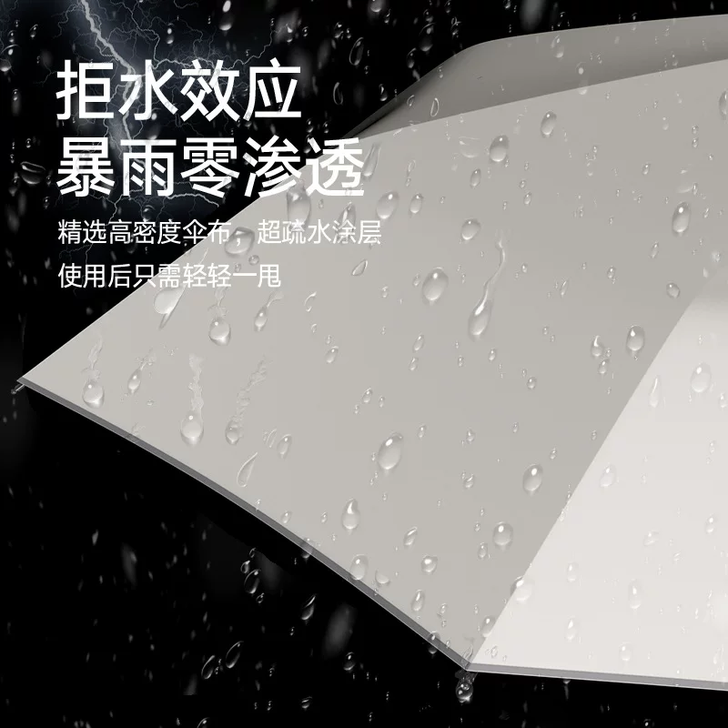 Ring buckle hand-opening folding umbrella, thickened and reinforced, suitable for men and women, portable, suitable for both rainy and sunny weather, double windproof